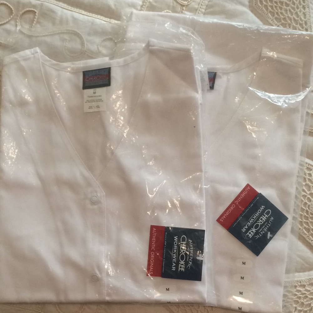 Cherokee Uniform White Blouses